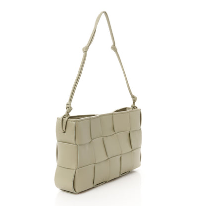 Bottega Veneta Calfskin Maxi Intrecciato Cassette Pouch On Strap Travertine 3 of 10