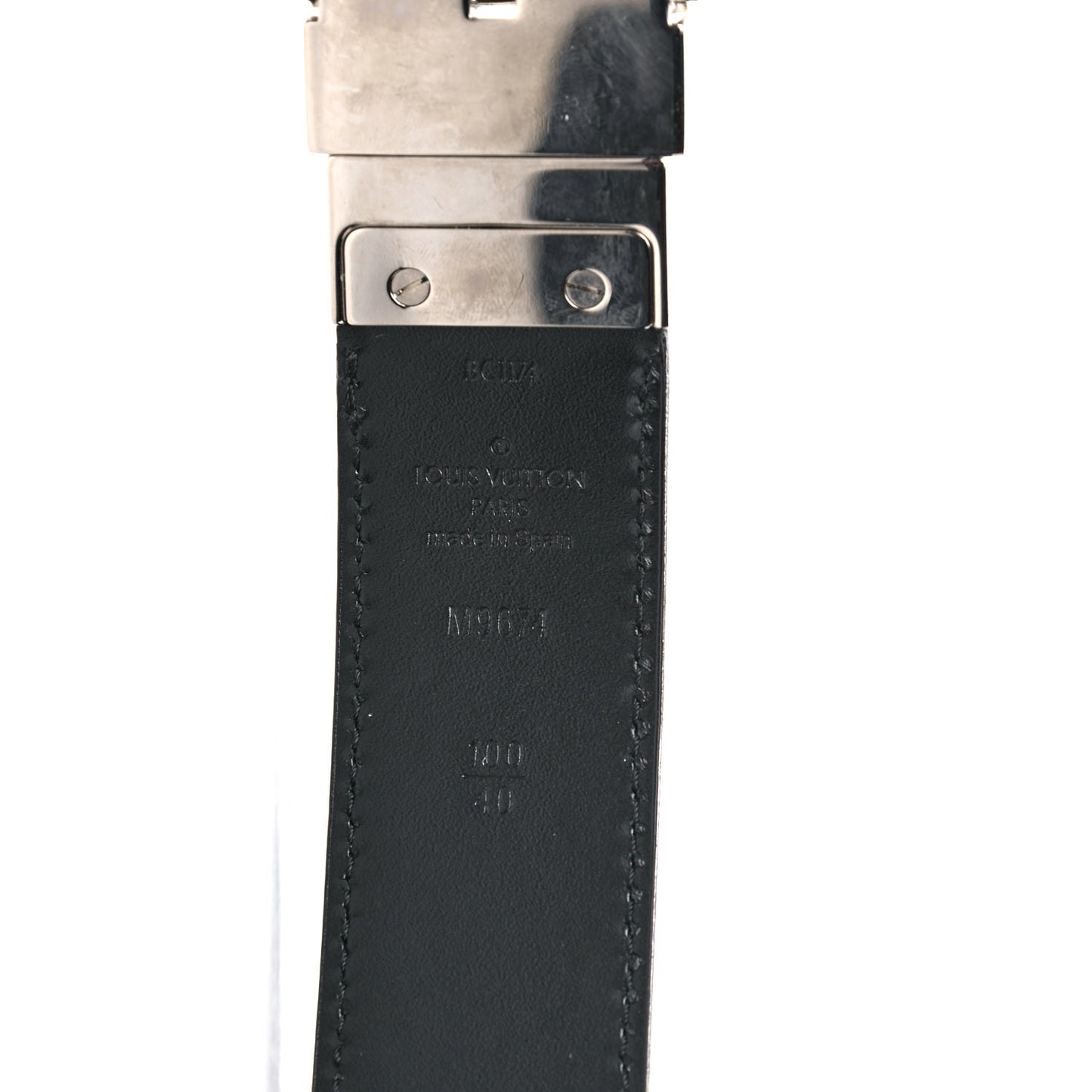Damier Infini Calfskin 35mm Belt 100 40 Black