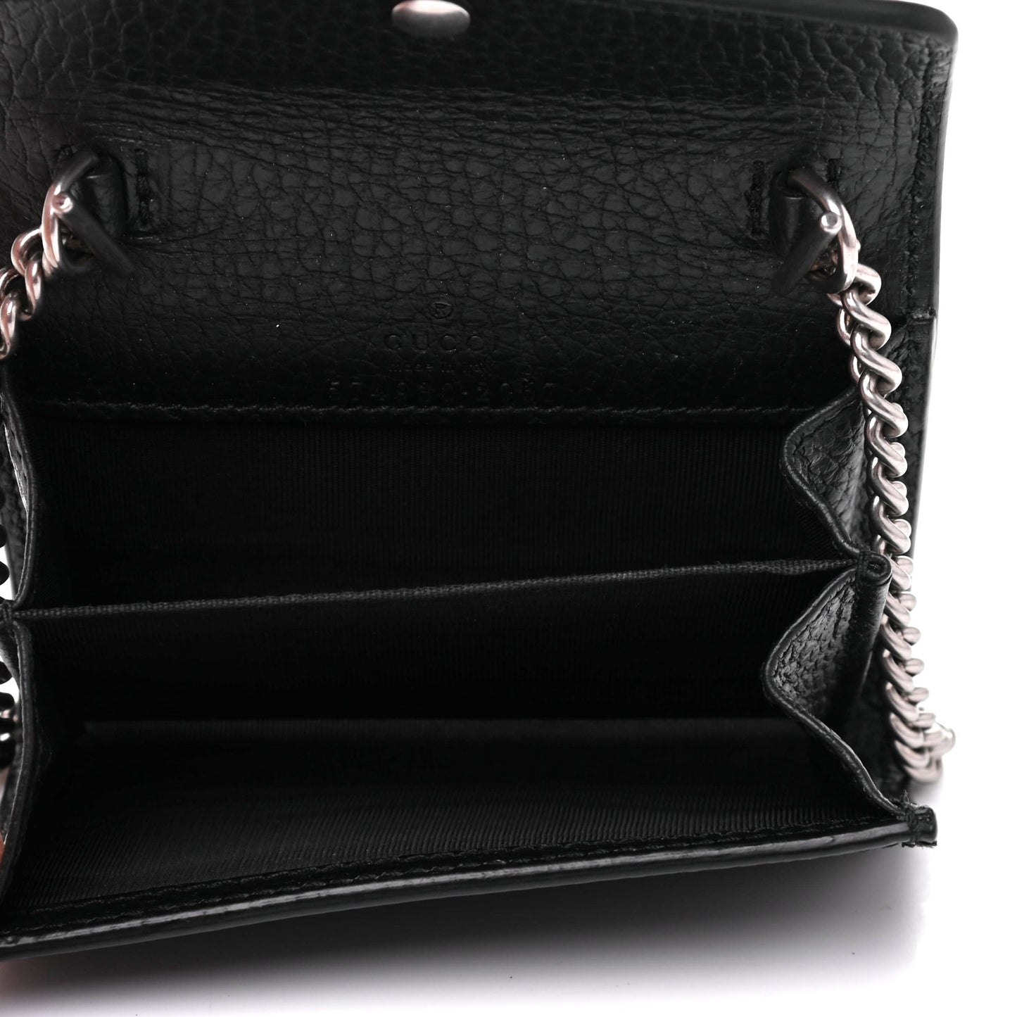 Calfskin Dionysus Coin Purse Black