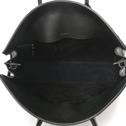 Saint Laurent Grained Calfskin Medium Souple Sac De Jour Duffle Black 5 of 12