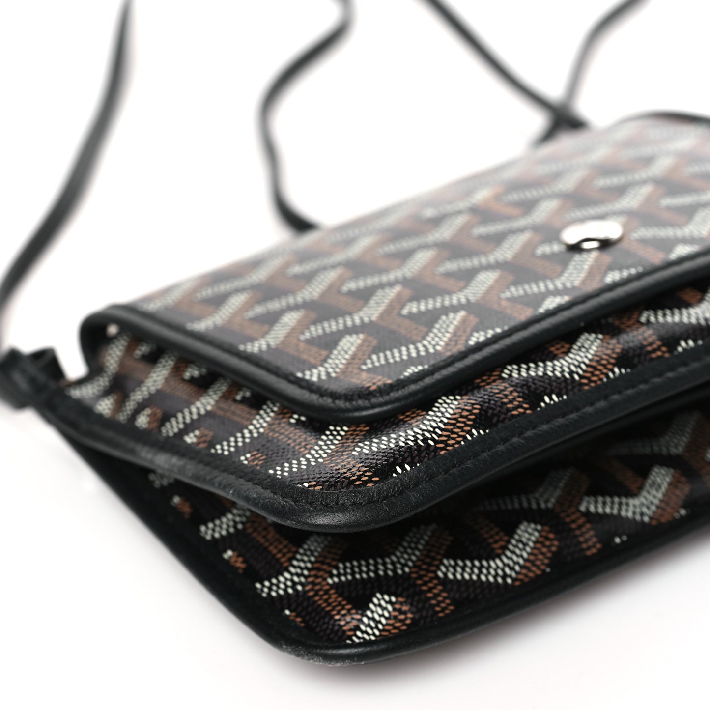 Goyardine Plumet Wallet Clutch Black
