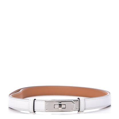 Hermes Epsom Kelly Belt White 1 of 7