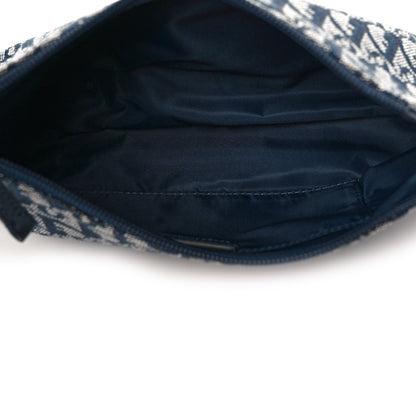 Christian Dior Monogram Shoulder Bag Pochette Blue 6 of 8