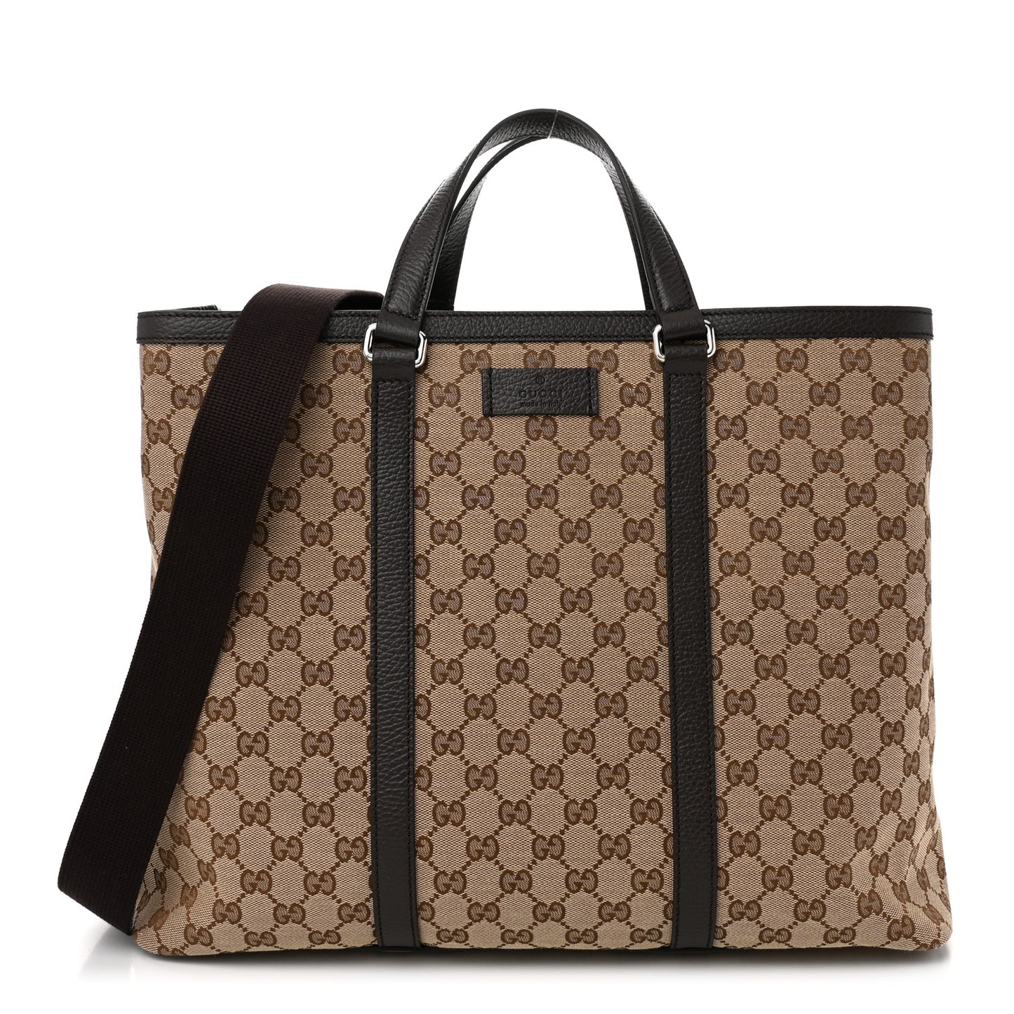GG Monogram Large Joy Tote Bag Dark Brown