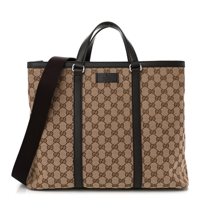 Gucci GG Monogram Large Joy Tote Bag Dark Brown 1 of 10