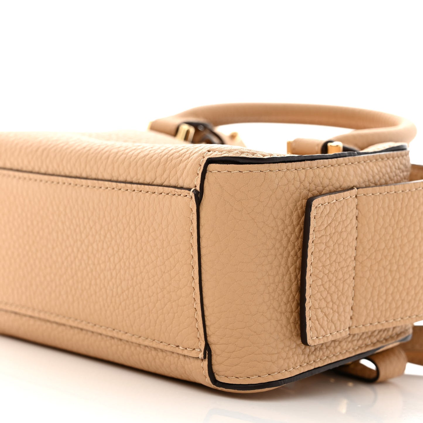 Taurillon Soft Nano Cool Box Satchel Latte