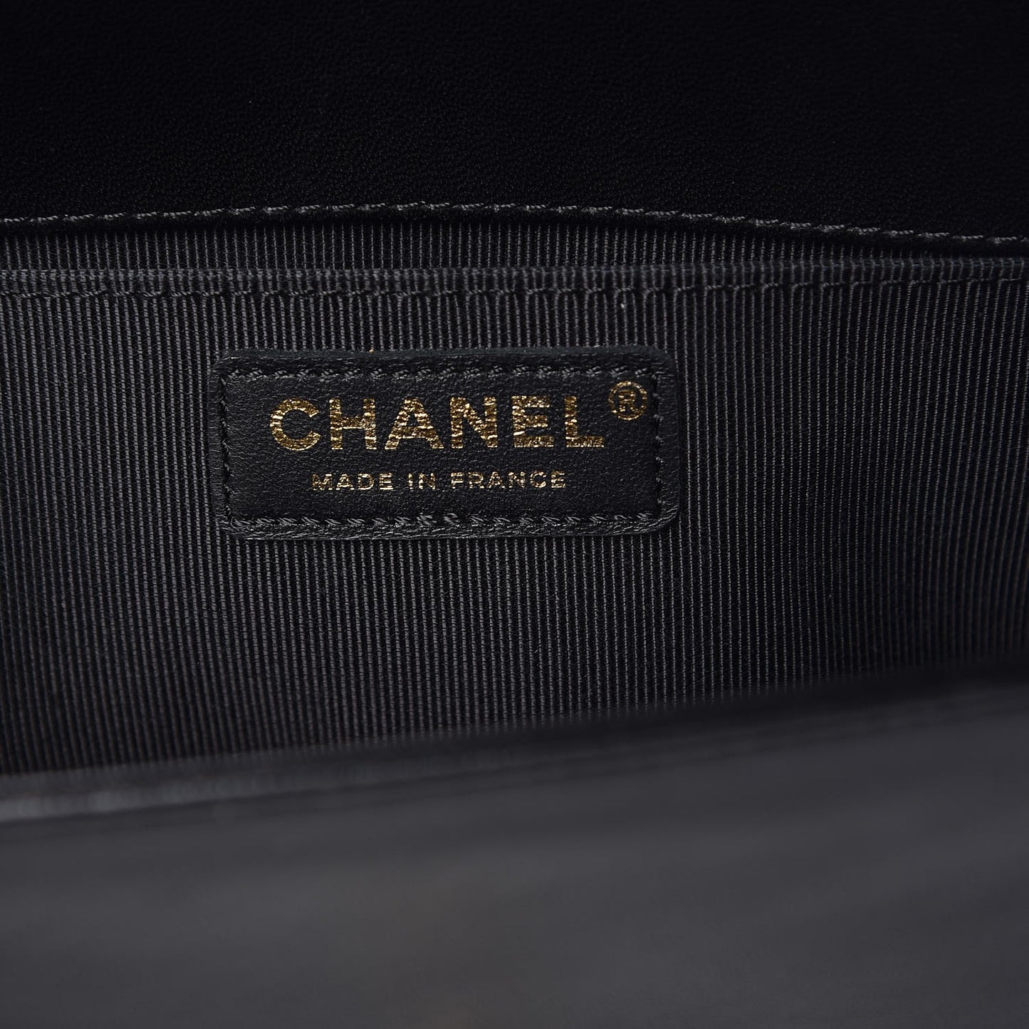 Lambskin Tweed Braided Medium Boy Flap Black