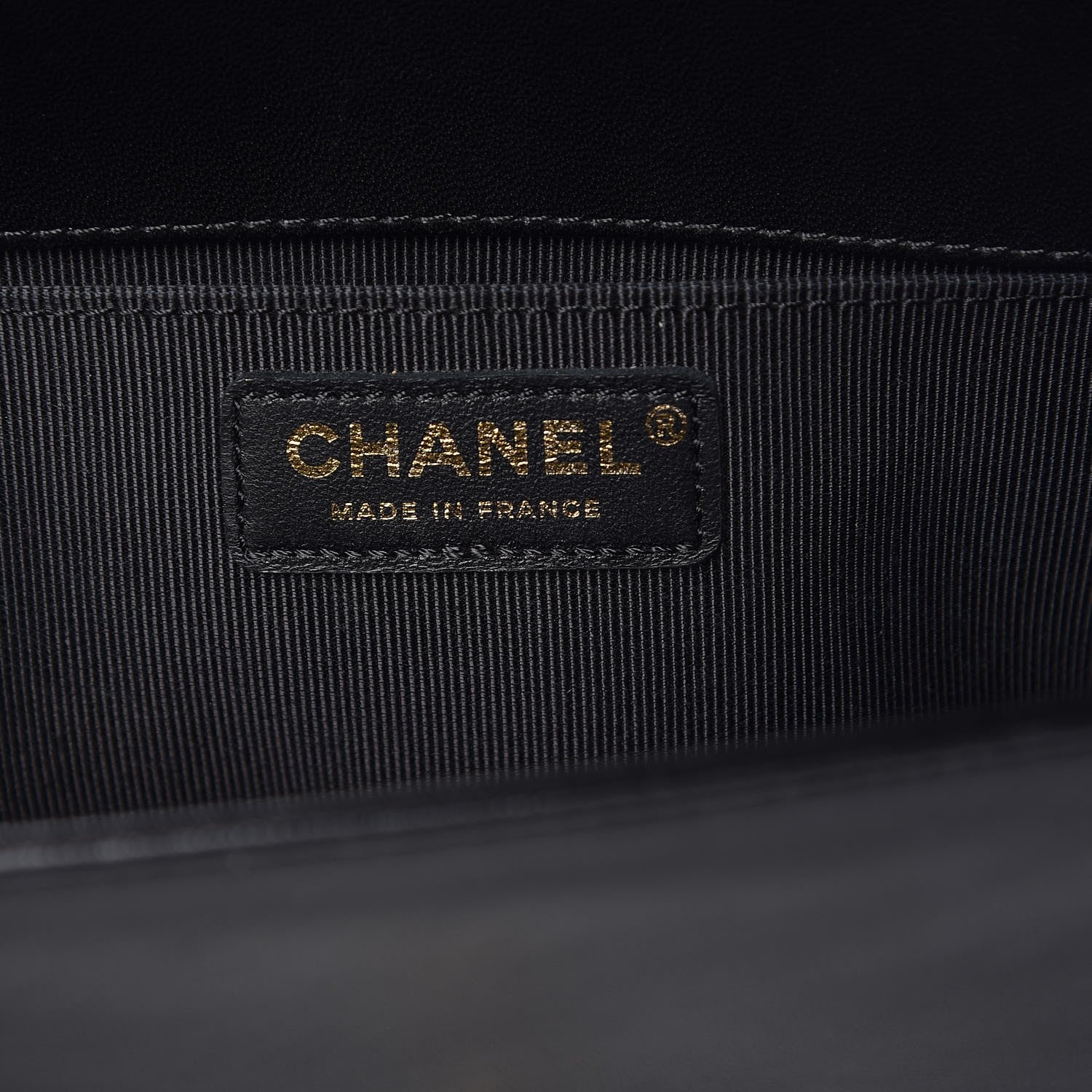 Chanel Lambskin Tweed Braided Medium Boy Flap Black 6 of 9