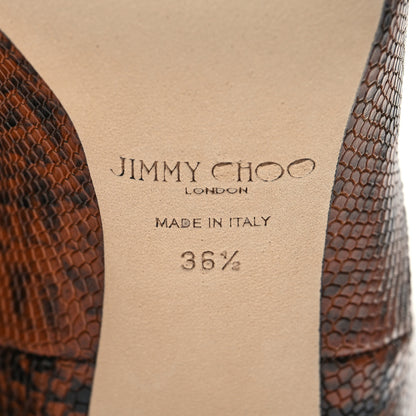 Jimmy Choo Snake Printed Mavis 85 Tall Boots 36.5 6 of 6