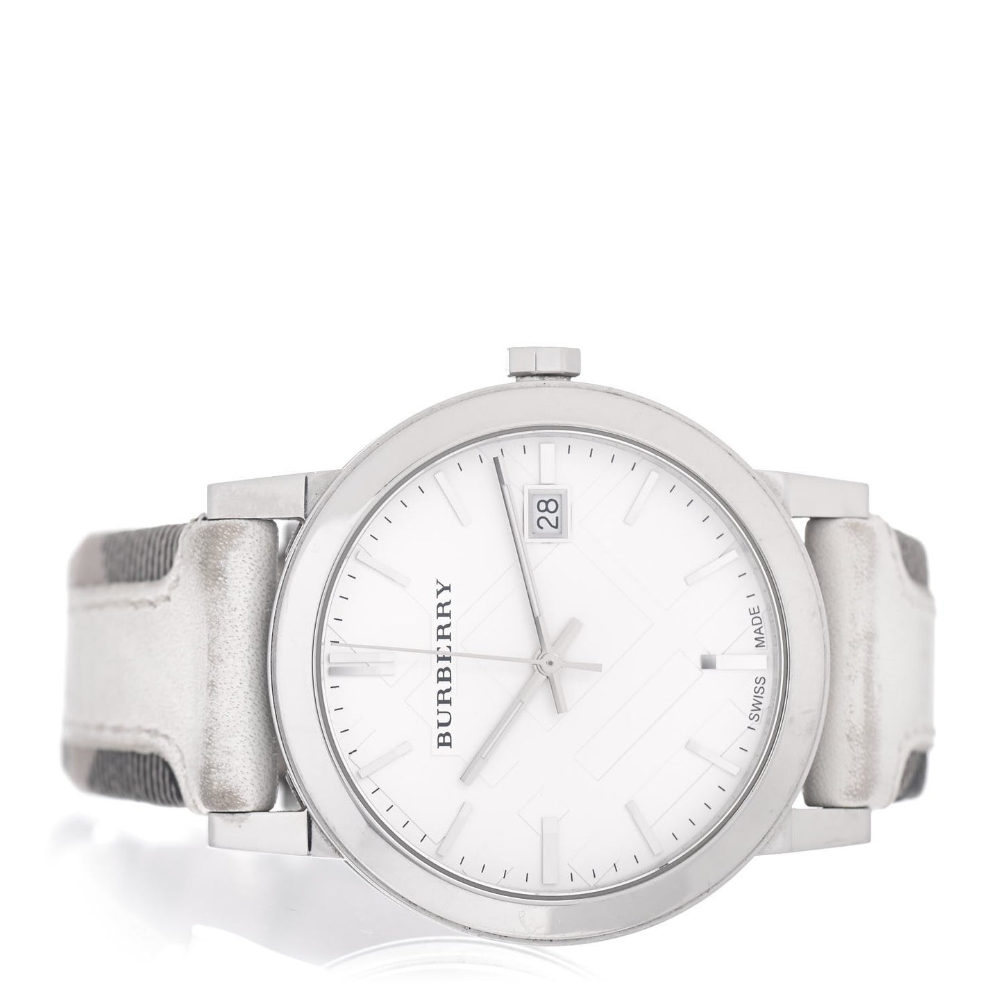 Stainless Steel Calfskin 39mm Quartz Watch BU9019