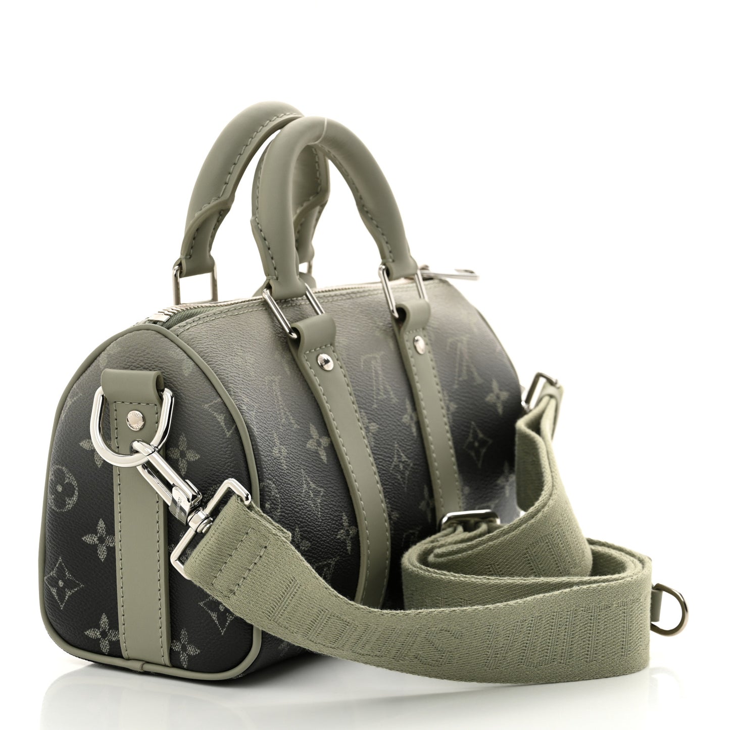 Monogram Gradient Keepall Bandouliere 25 Khaki