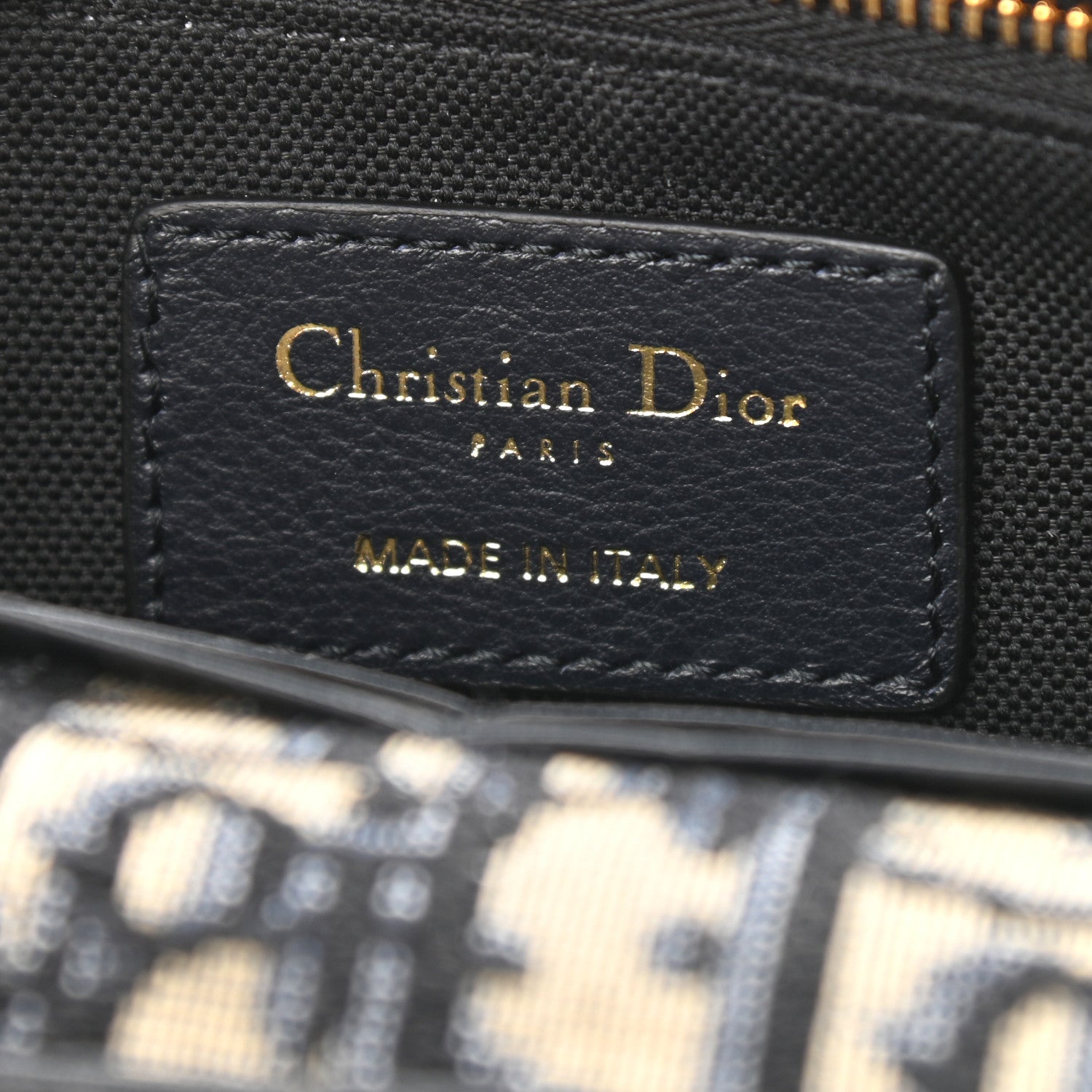 Christian Dior Oblique 30 Montaigne 2-In-1 Pouch Blue 6 of 8