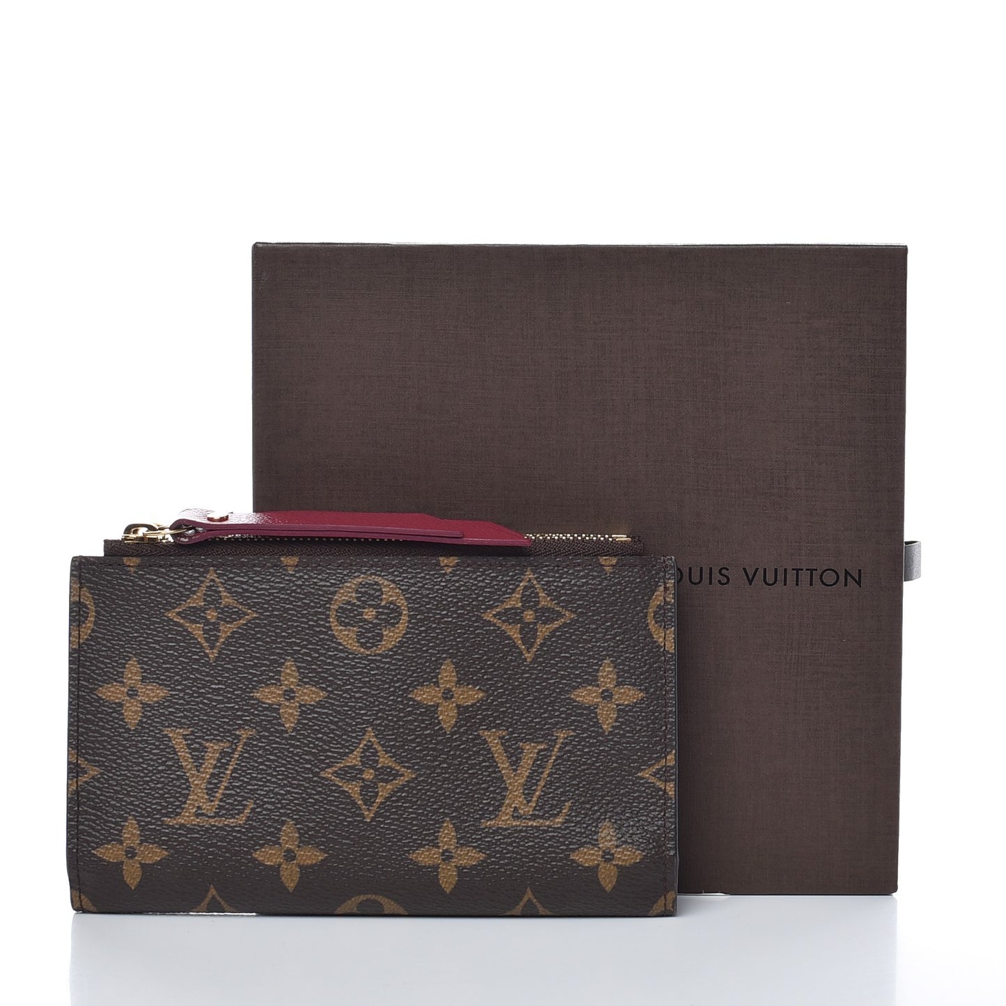 Monogram Adele Compact Wallet Fuchsia