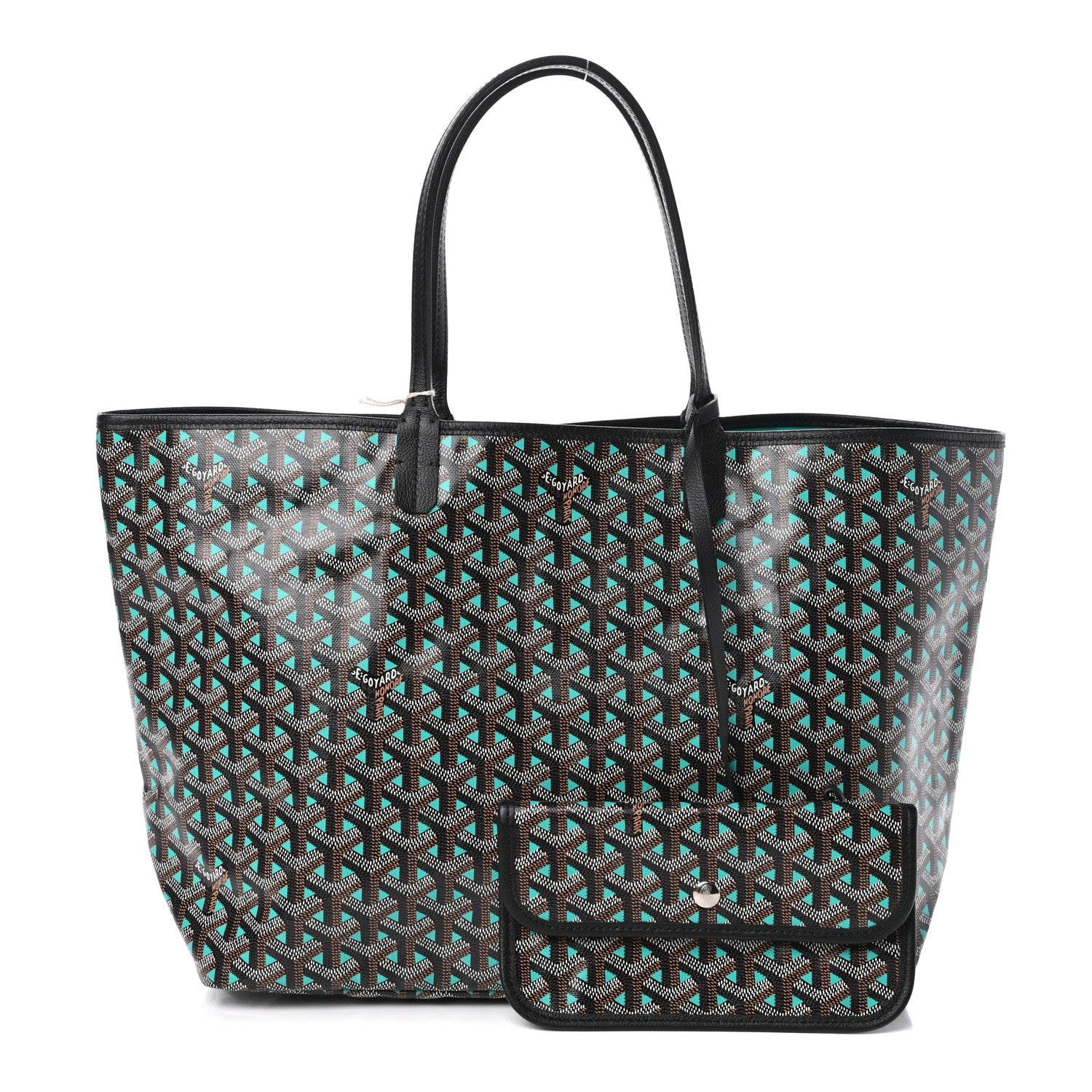 Goyard Goyardine Saint Louis Claire Voie PM Black Blue 1 of 9