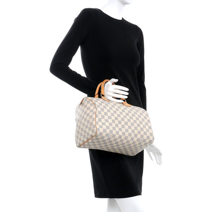 Louis Vuitton Damier Azur Speedy 30 2 of 14