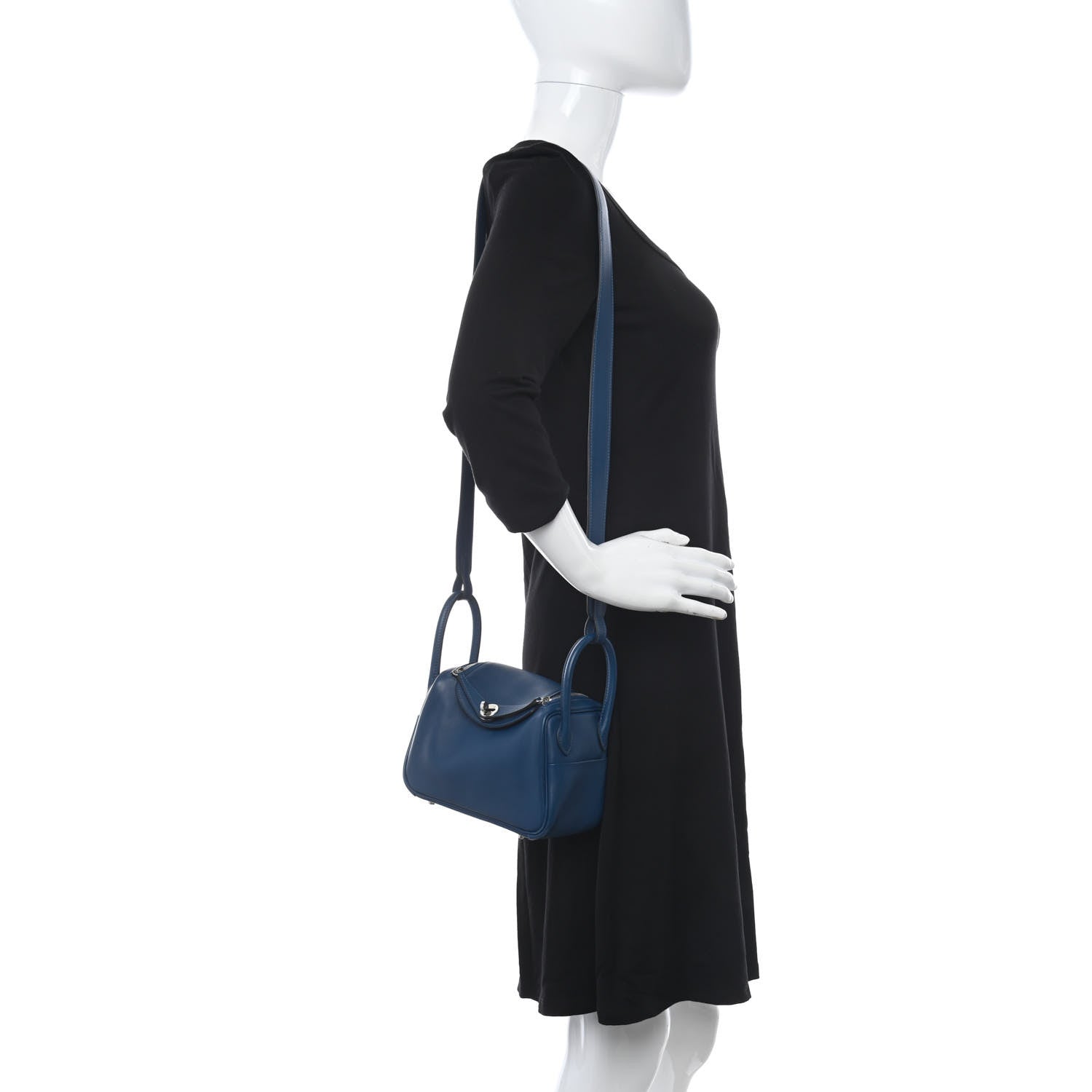Hermes Swift Mini Lindy 20 Deep Bleu 2 of 11