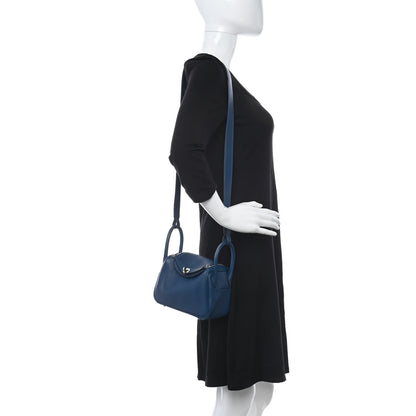Hermes Swift Mini Lindy 20 Deep Bleu 2 of 11