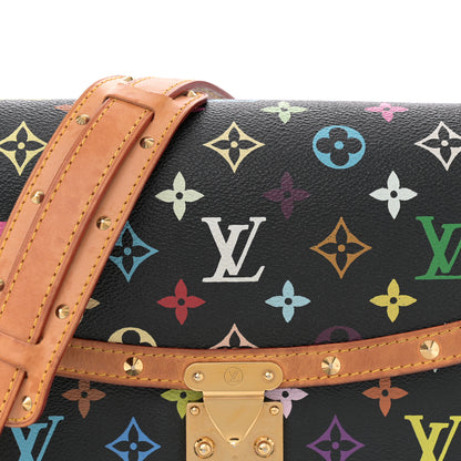 Louis Vuitton Monogram Multicolor Sologne Black 7 of 12