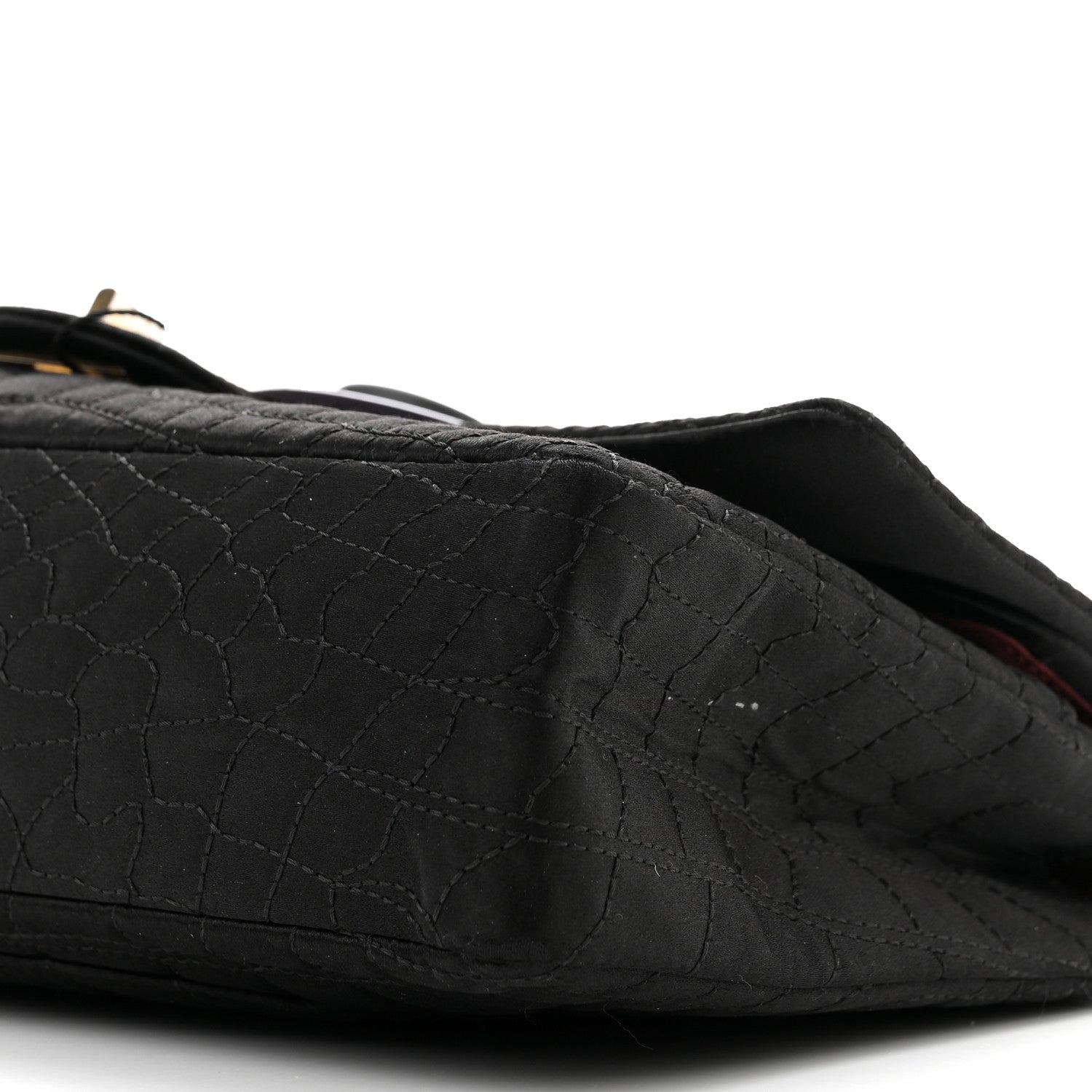 Chanel Jersey Coco's Croc 2.55 Reissue 226 Flap Black 9 of 12