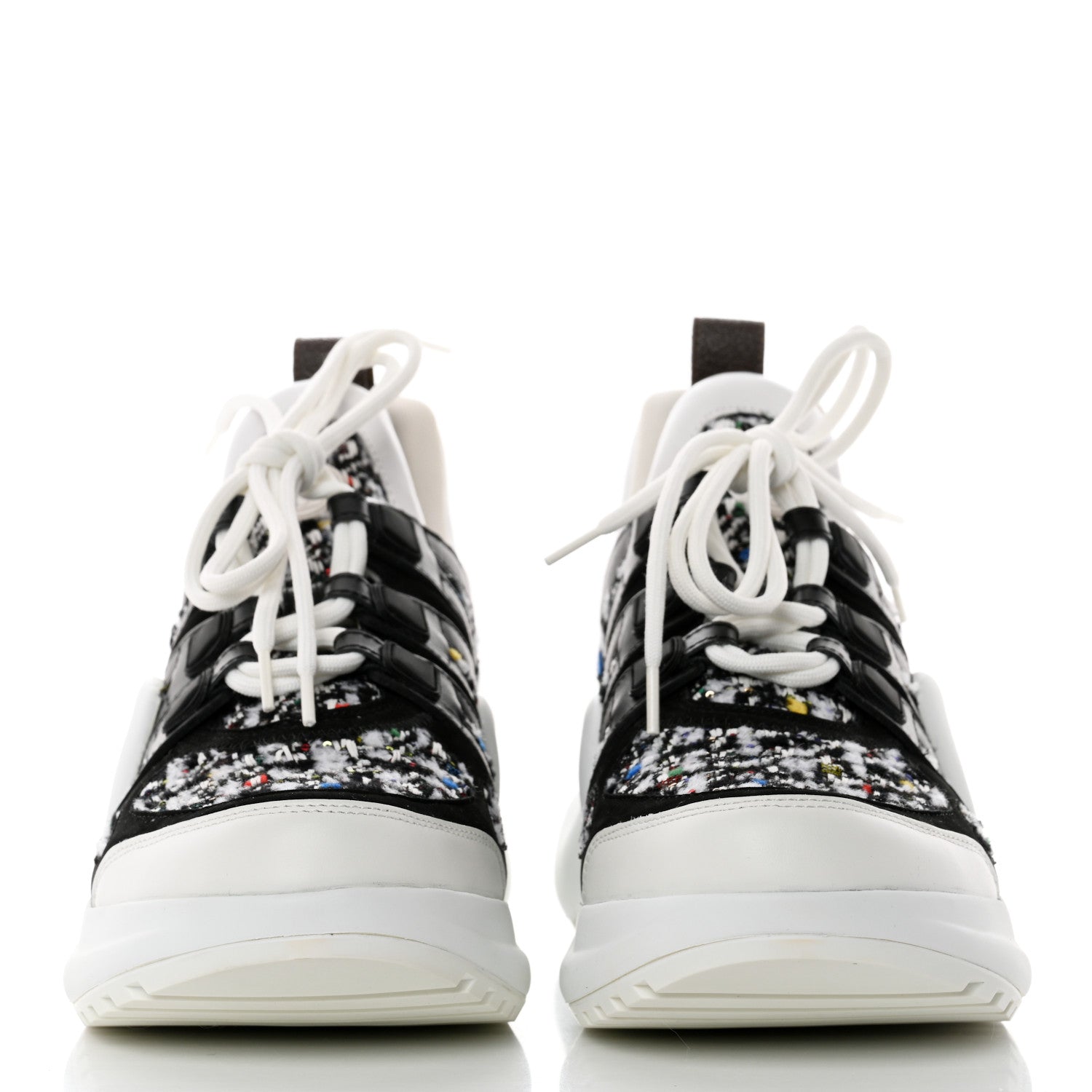 Louis Vuitton Tweed Calfskin Technical Nylon LV Archlight Sneakers 41 2 of 8