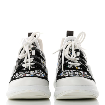 Louis Vuitton Tweed Calfskin Technical Nylon LV Archlight Sneakers 41 2 of 8