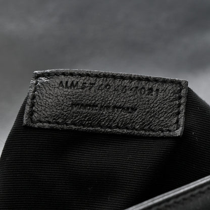 Saint Laurent Calfskin Y Quilted Monogram Medium Loulou Chain Satchel Black 8 of 17