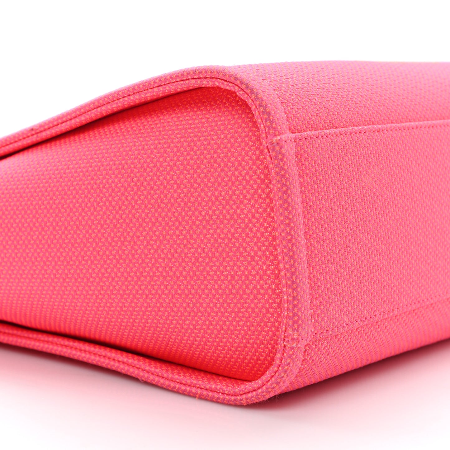 Canvas Mini Deauville Tote Pink Orange