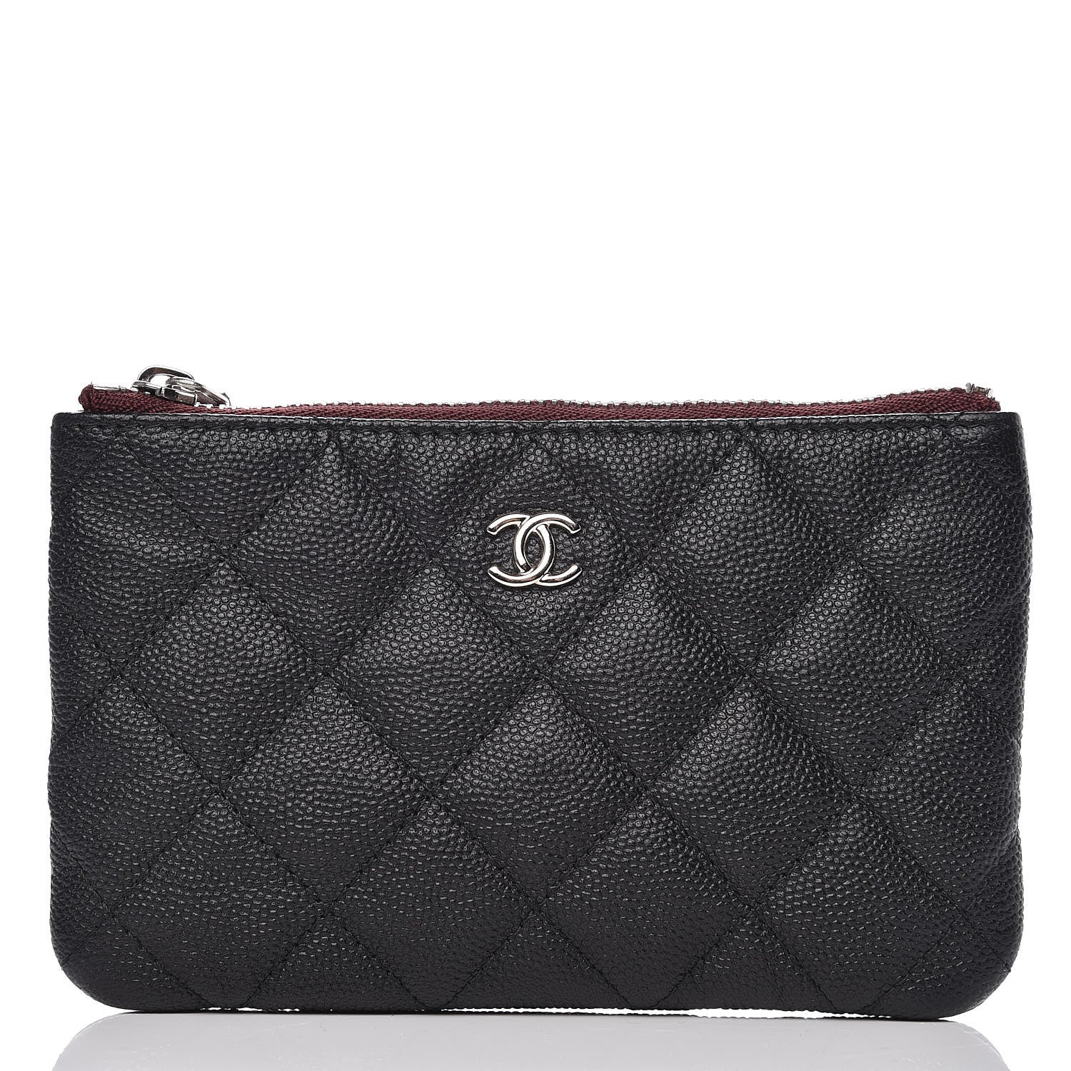 Chanel Caviar Quilted Small Cosmetic Case Black 1 of 7