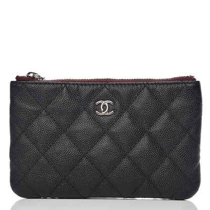 Chanel Caviar Quilted Small Cosmetic Case Black 1 of 7