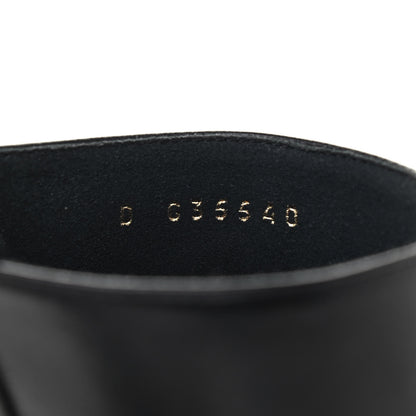 Chanel Lambskin Grosgrain Cap Toe Pearl Mule 40 Black 8 of 8