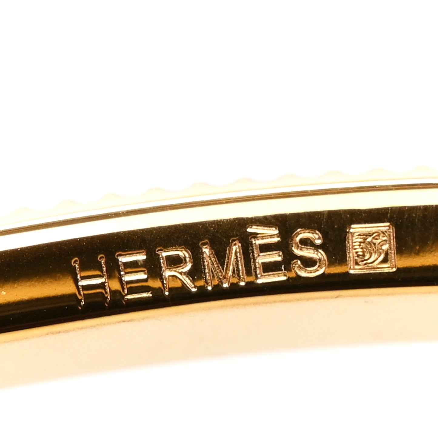 Strie 32mm H Belt Buckle Gold