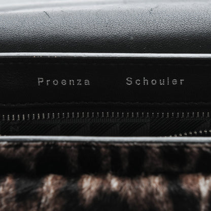 Proenza Schouler Calf Hair Leopard Print Mini PS11 Classic Shoulder Bag Black 5 of 6