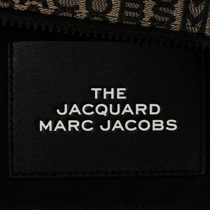 Marc Jacobs Cotton Jacquard Monogram Mini The Traveler Tote Bag Beige Multicolor 5 of 11