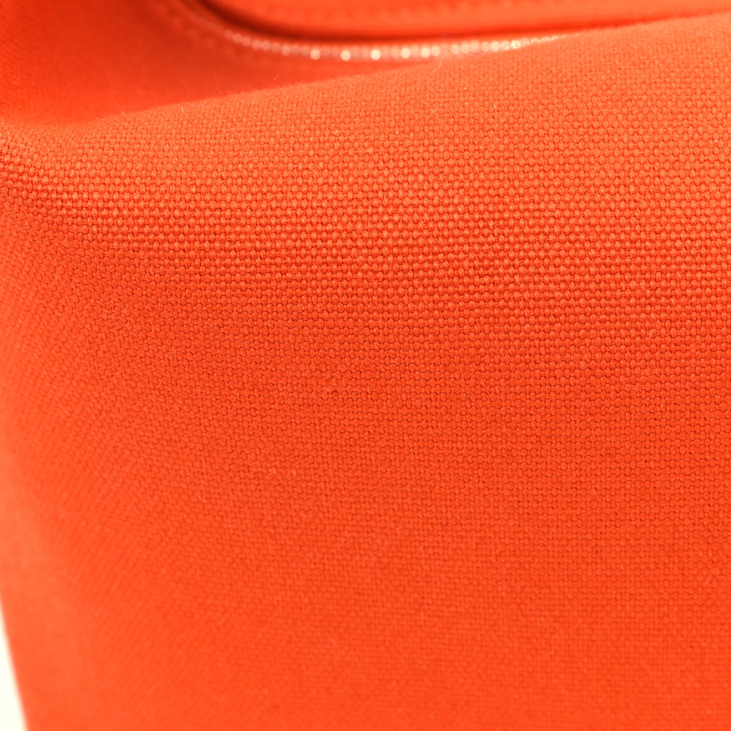 Hermes Canvas Large Bride-A-Brac Pouch Orange Feu Burgundy 10 of 10