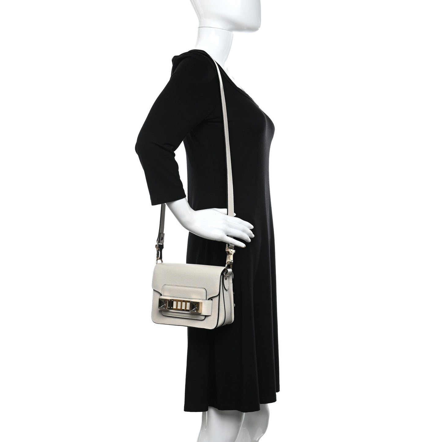Linosa Calfskin Tiny PS11 Classic Shoulder Bag Clay