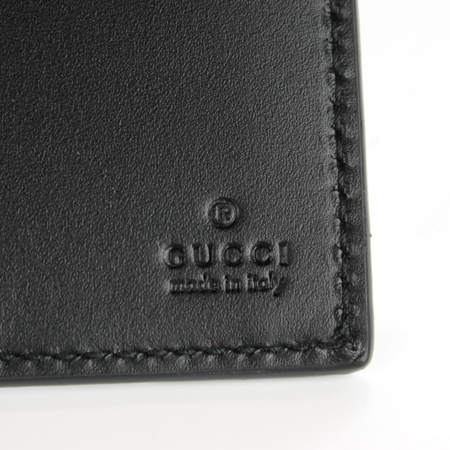 Guccissima Card Case Black