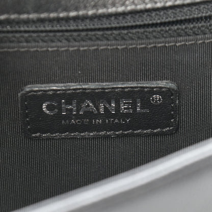 Chanel Caviar Quilted New Medium Boy Flap So Black 6 of 9
