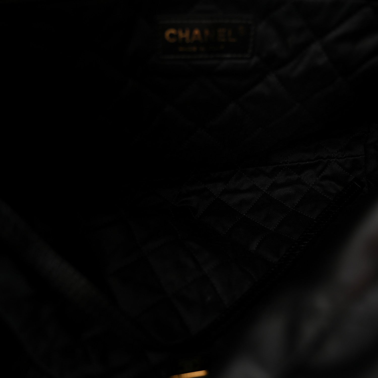 Chanel Shiny Calfskin Quilted Small Chanel 22 Black 5 of 10
