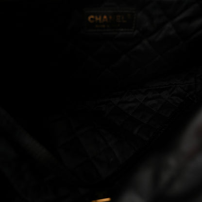 Chanel Shiny Calfskin Quilted Small Chanel 22 Black 5 of 10
