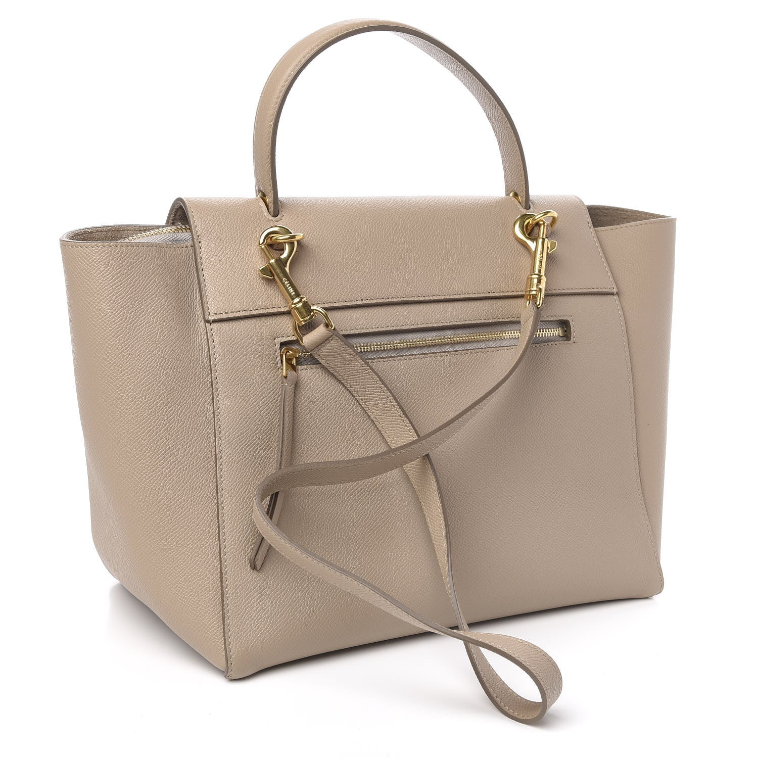Celine Grained Calfskin Mini Belt Bag Light Taupe 3 of 10
