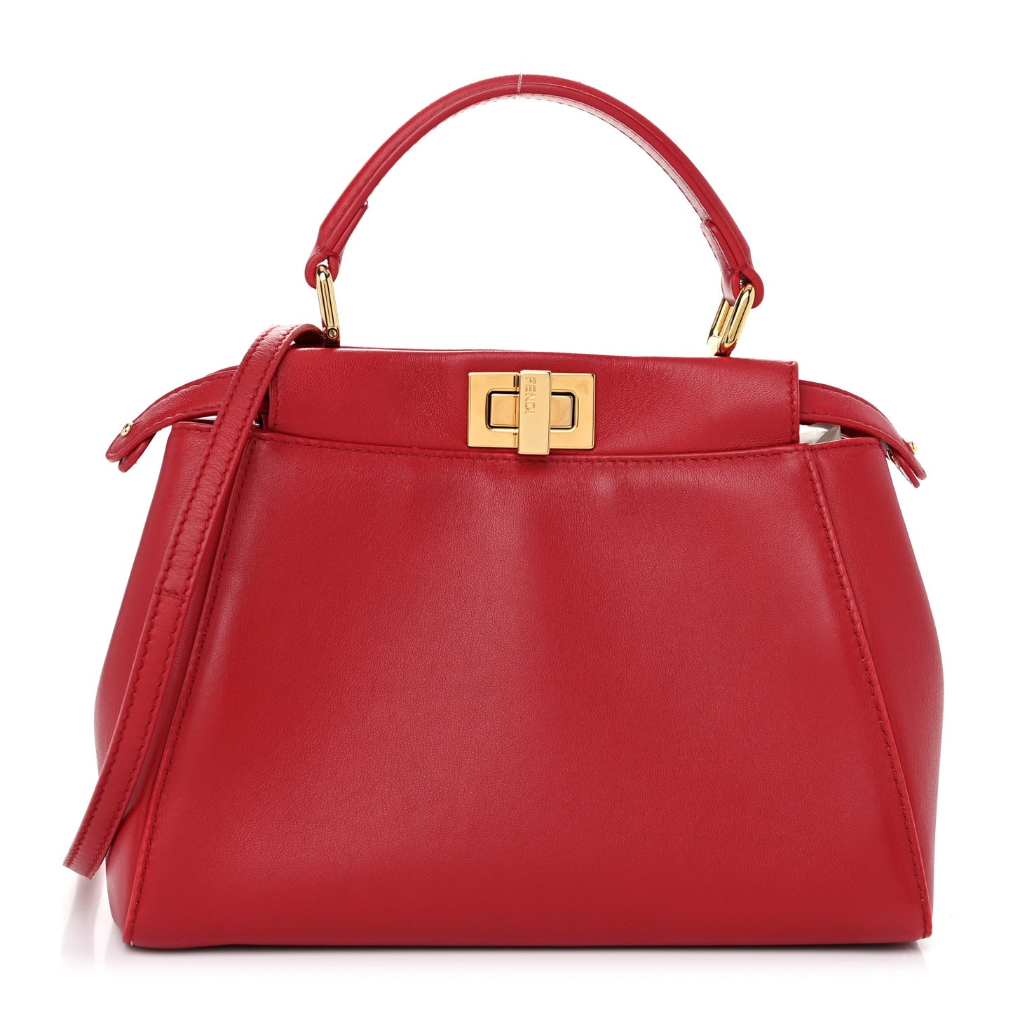 Nappa Mini Peekaboo Iconic Satchel Amarena