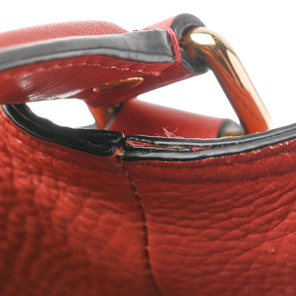 Burberry Grainy Calfskin Canvas Mega Check Medium Ashby Tassel Hobo Pink Azalea 15 of 18