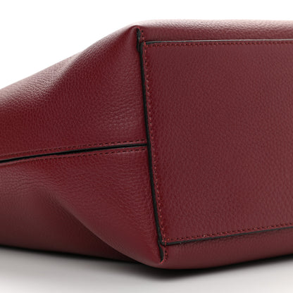 Valentino Garavani Grained Calfskin Rockstud Shoulder Tote Cerise 8 of 9