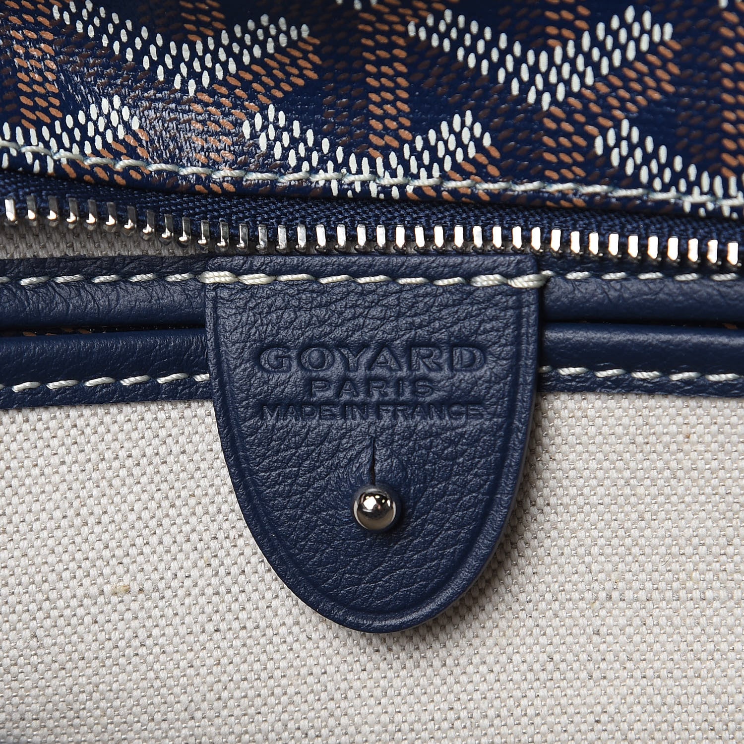 Goyard Goyardine Artois PM Navy 6 of 8