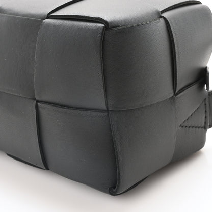 Bottega Veneta Lambskin Maxi Intrecciato Small Brick Cassette Bag Black 10 of 10