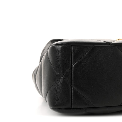 Chanel Lambskin Quilted Medium Chanel 19 Flap Black 9 of 11