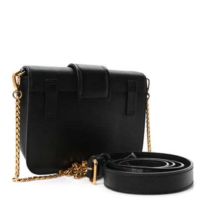 Prada Saffiano City Calf Cahier Belt Bag Black 3 of 9