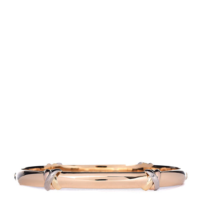 Cartier 18K Pink Yellow White Gold Trinity LOVE Bracelet 17 3 of 6