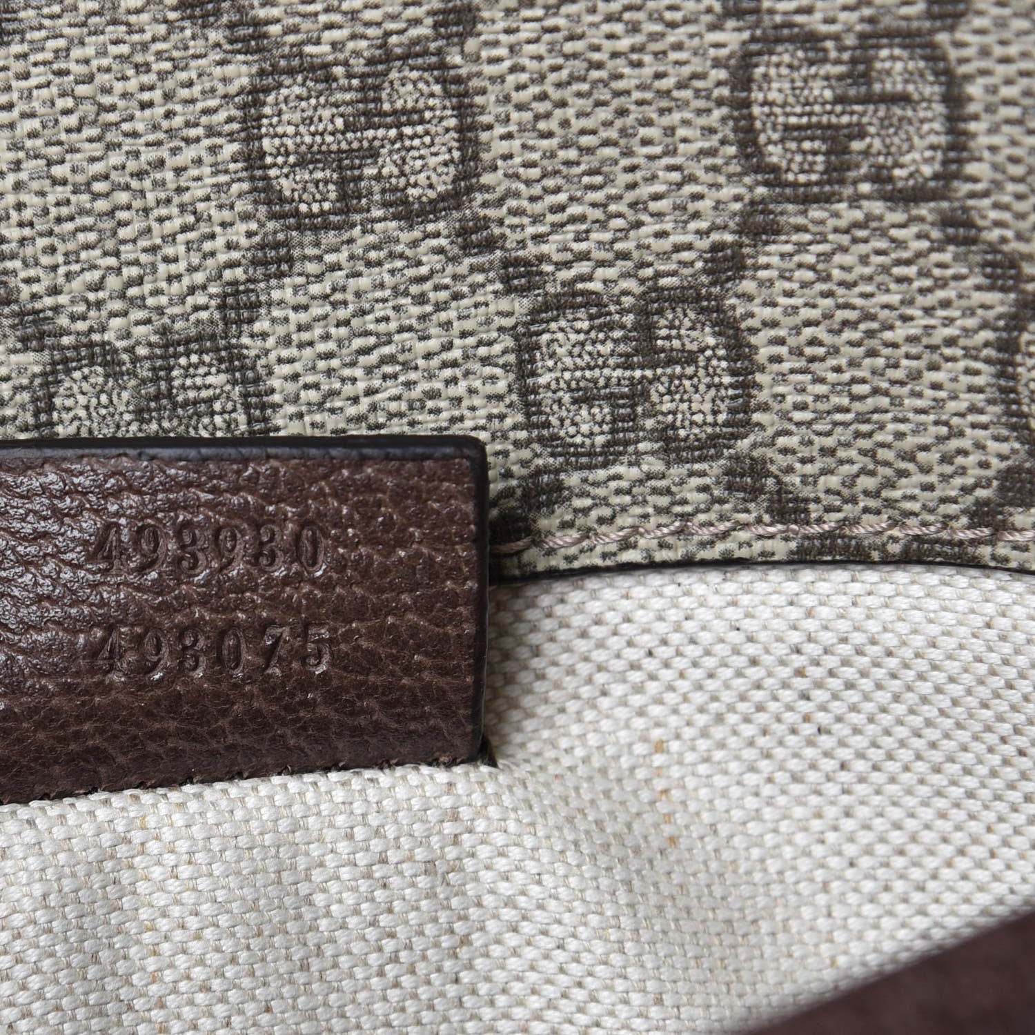 Gucci GG Supreme Monogram Neo Vintage Web Belt Bag Brown 7 of 8