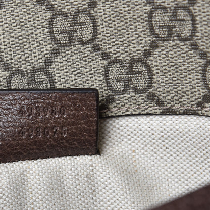Gucci GG Supreme Monogram Neo Vintage Web Belt Bag Brown 7 of 8